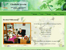 Tablet Screenshot of elisabeth-severin.de
